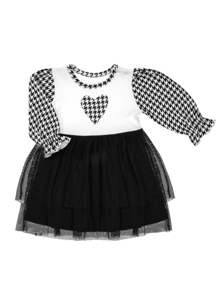 Sukienka dziewczęca z długim rękawem, mix, Nicol