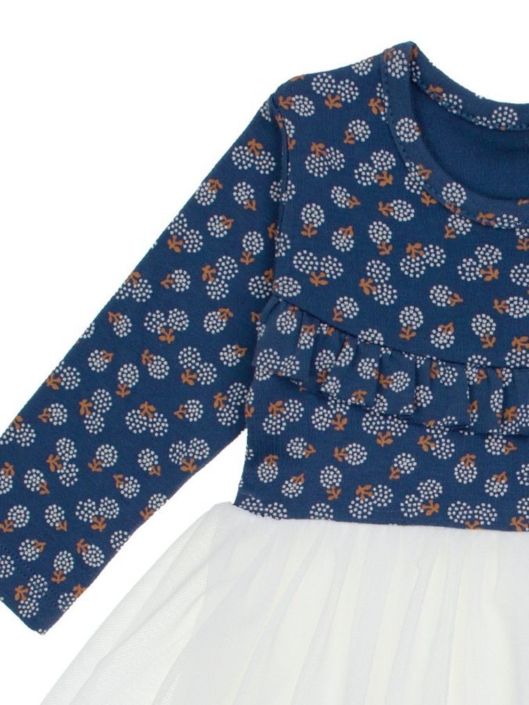 Sukienka dziewczęca z długim rękawem, mix, Nicol