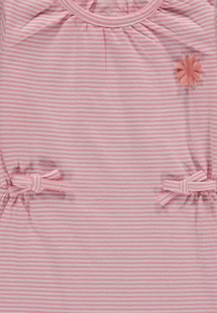 Sukienka dziewczęca z długim rękawem, różowa, Tom Tailor