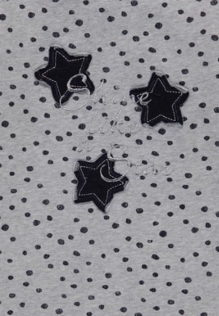 Sukienka dziewczęca z długim rękawem, szara, Kanz