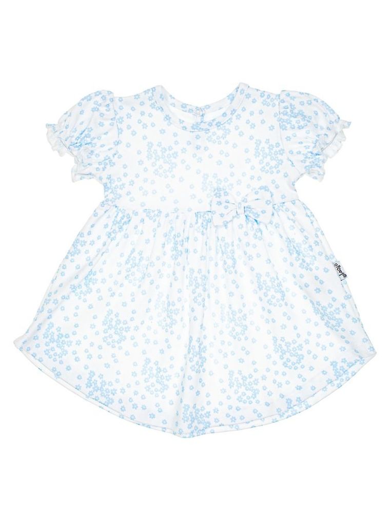 Sukienka dziewczęca z krótkim rękawem, biała, Nicol