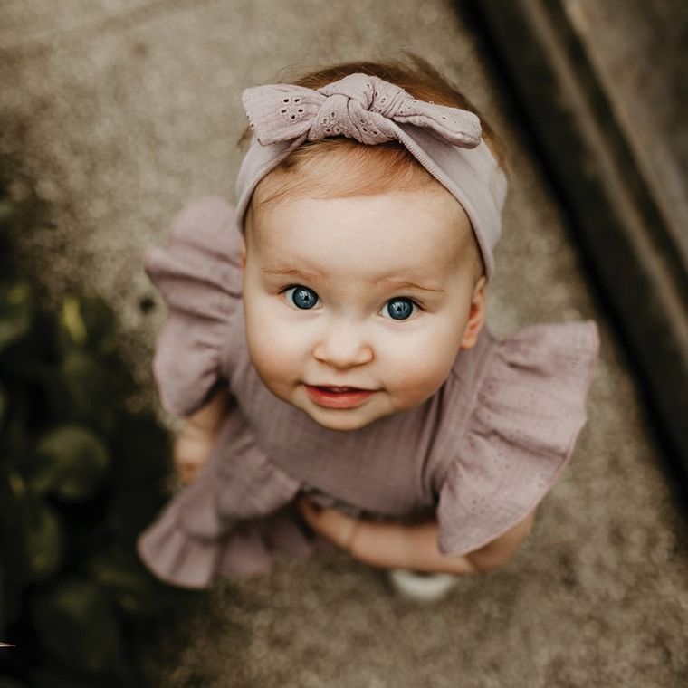 Sukienka dziewczęca z krótkim rękawem, fioletowa, Eevi