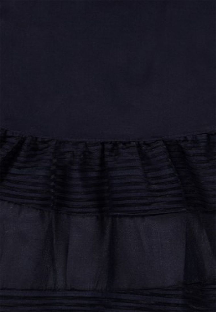 Sukienka dziewczęca z krótkim rękawem, granatowa, Kanz