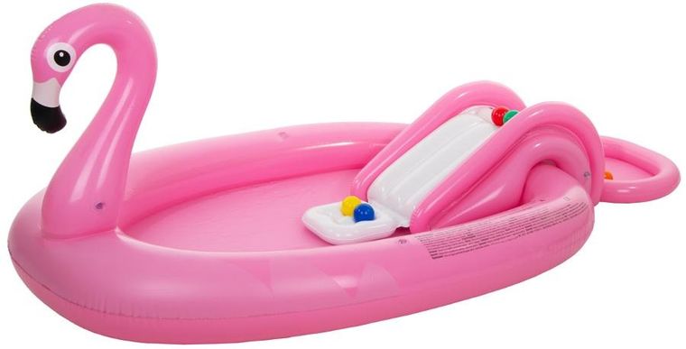 Sun Club, plac zabaw dmuchany, flaming, 213-123-78 cm