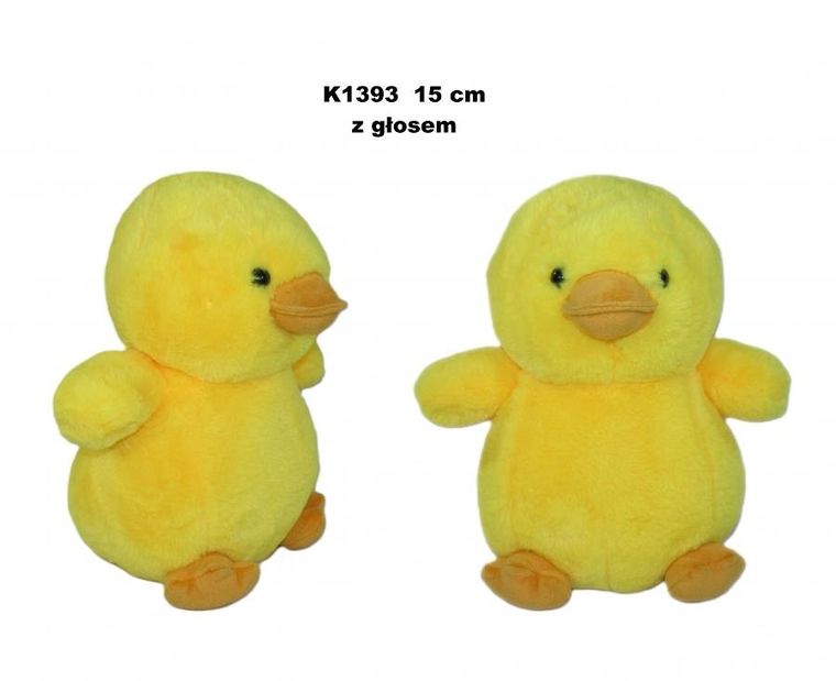 Sun-Day, Kaczka, maskotka interaktywna, 15 cm