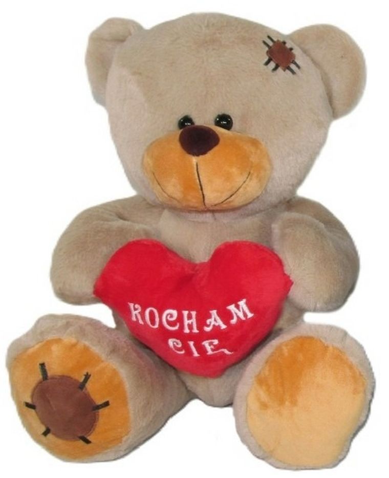 Sun-Day, Miś z sercem, maskotka, 25 cm, 1 szt.