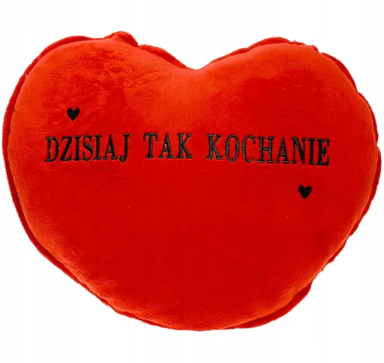 Sun-Day, poduszka, serce, Dzisiaj Nie Kochanie, Dzisiaj Tak kochanie, 43 cm, 1 szt.