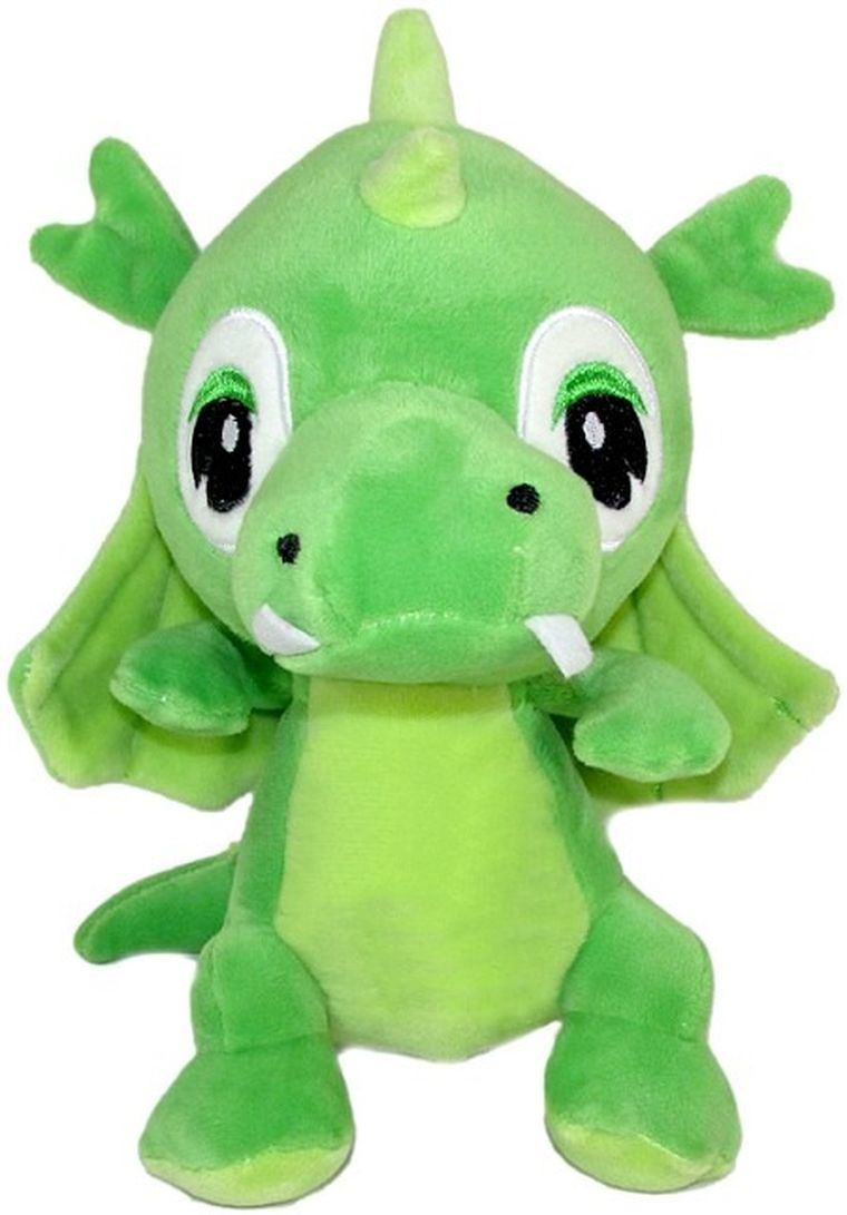 Sun-Day, Smok, maskotka, jasny zielony, 15 cm