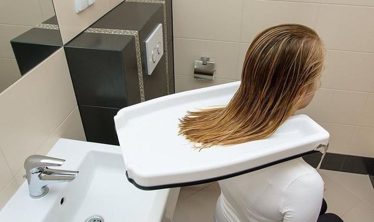 Sundo, Rynna, taca do mycia włosów