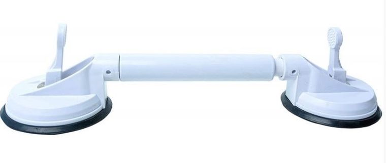 Sundo, teleskopowy uchwyt z wysuwanymi przyssawkami