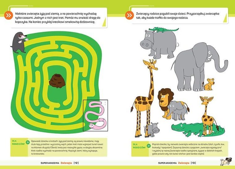 Super akademia 3-latka. Zwierzęta
