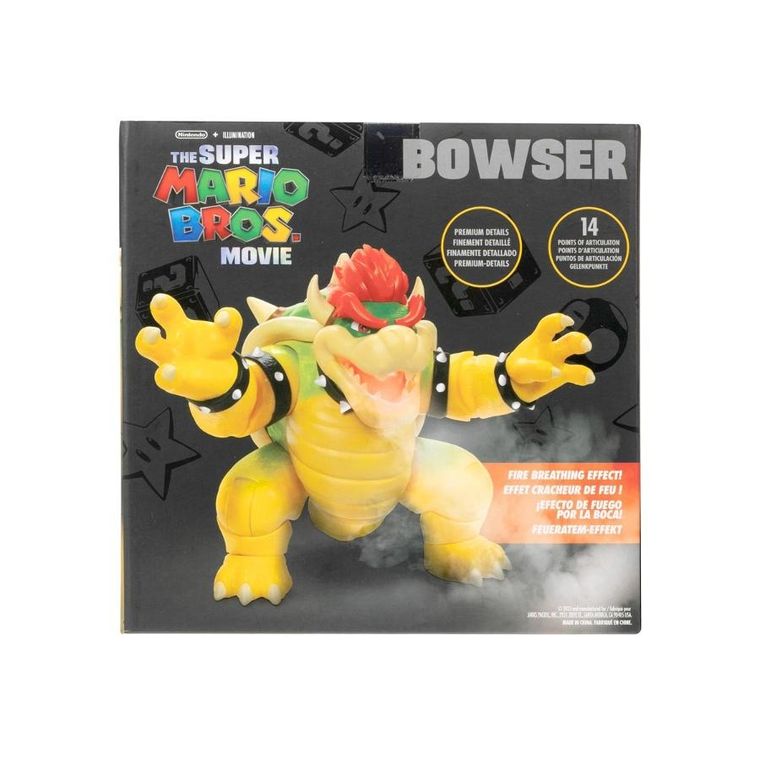 Super Mario, Bowser, figurka, 18 cm