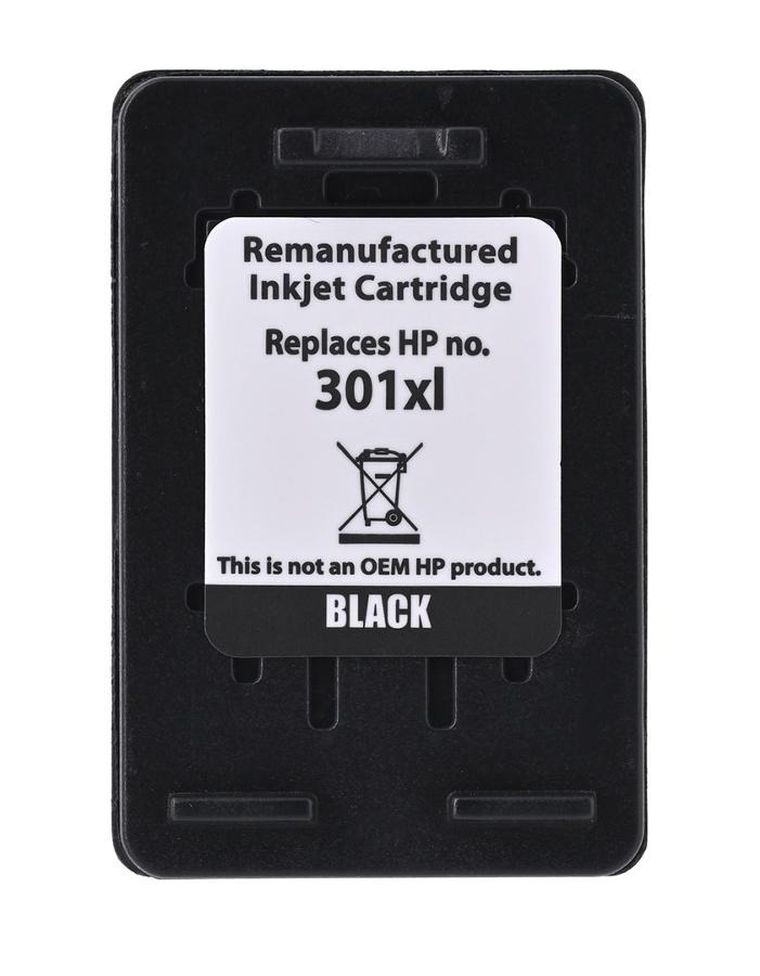 Superbulk Tusz Do Drukarki Hp B-h301xlbk, zamiennik Hp 301xl Ch563, Standard Czarny