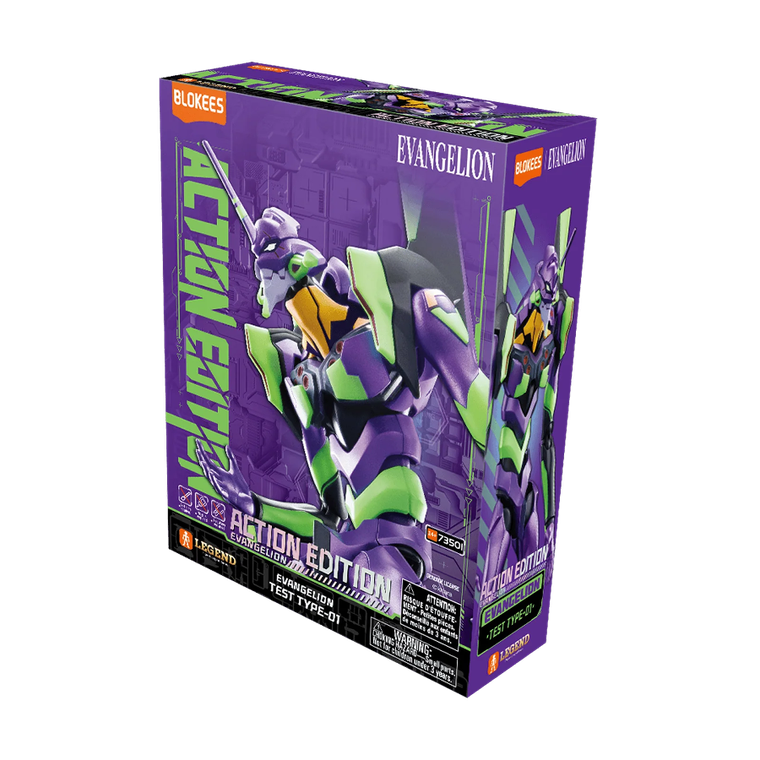 Superbuzz, Blokees, Action Edition, Evangelion Unit 01, figurka kolekcjonerska