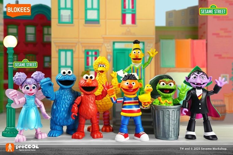 Superbuzz, Blokees, Sesame Street, figurka kolekcjonerska, Oscar