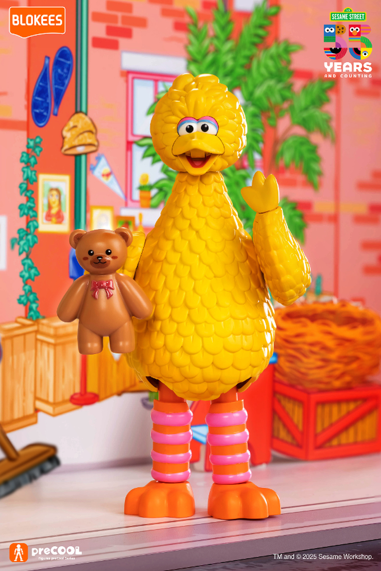 Superbuzz, Blokees, Sesame Street, Precool S2 Figures, Big Bird, figurka kolekcjonerska