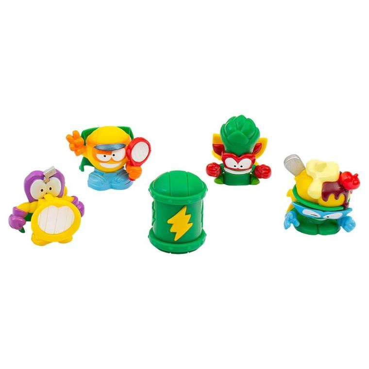 SuperThings, gra karciana, zestaw z figurkami, 5 szt.