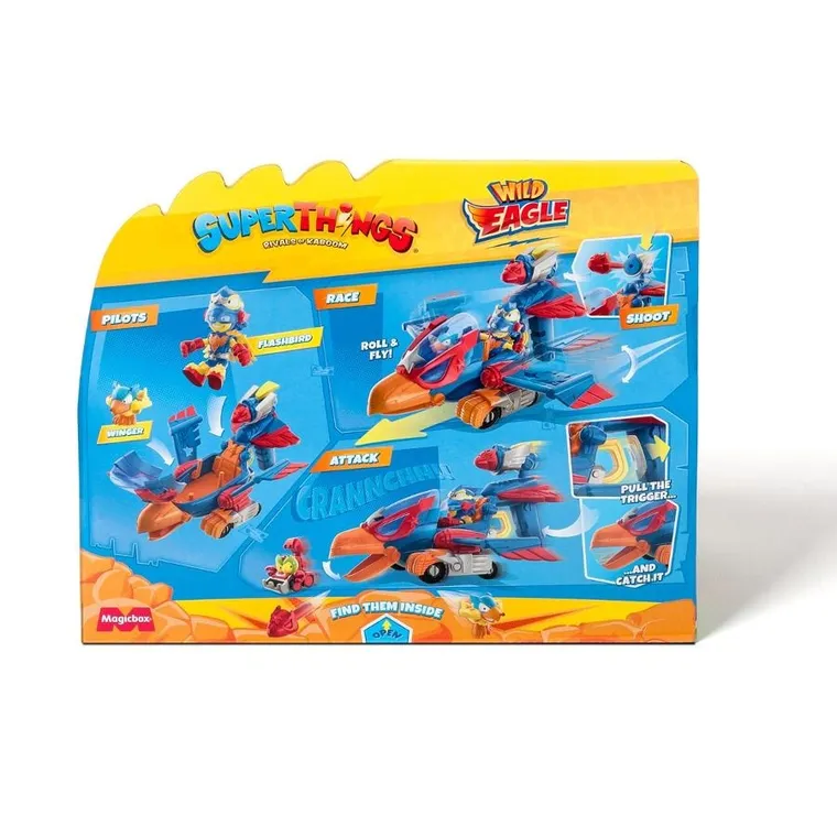 SuperThings, Wild, Eagle Vehicle, figurka