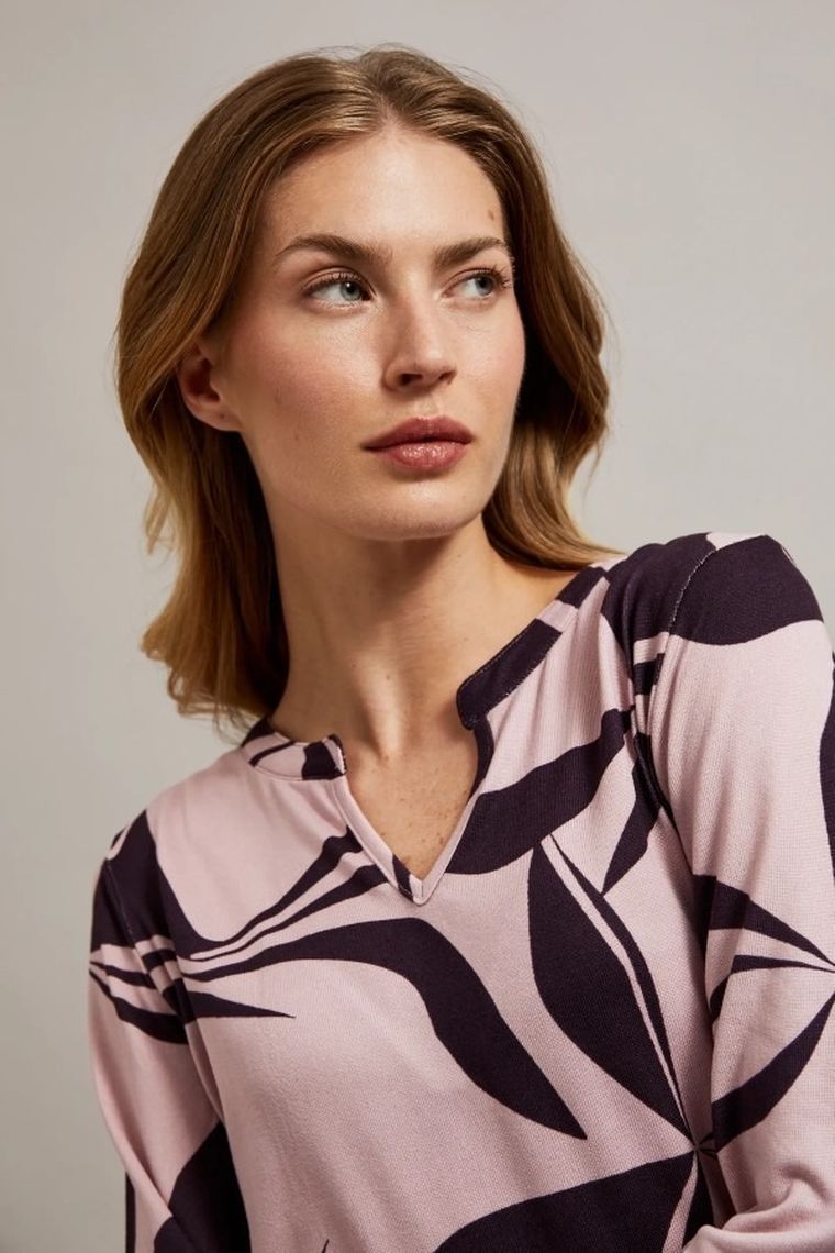 Sweter damski, różowy, Moodo