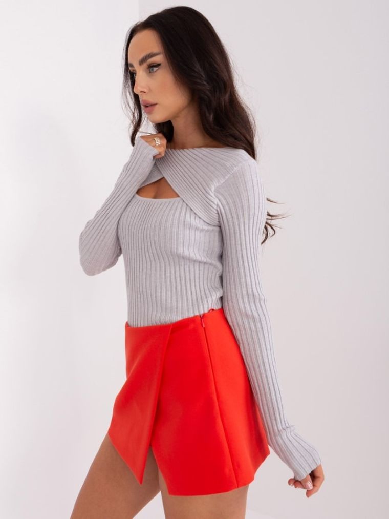 Sweter damski, szary, P-M