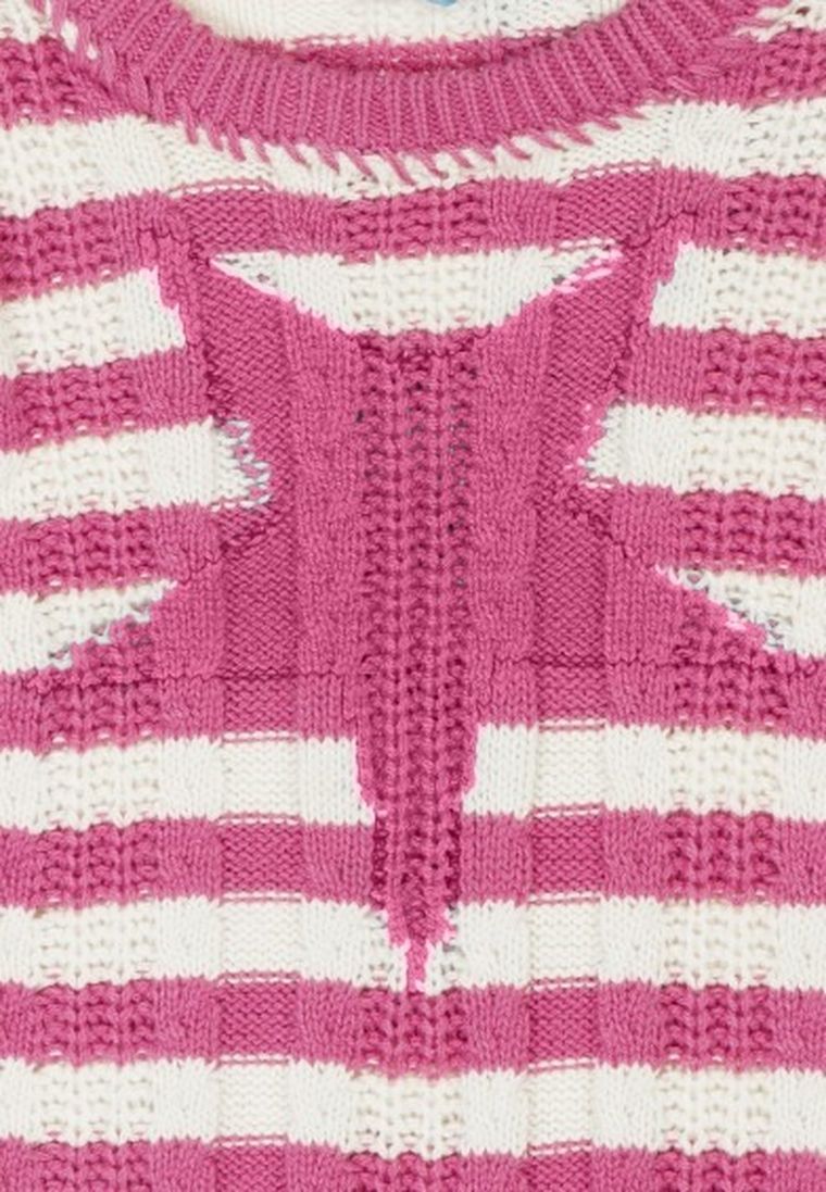 Sweter dziewczęcy, różowy, Lief