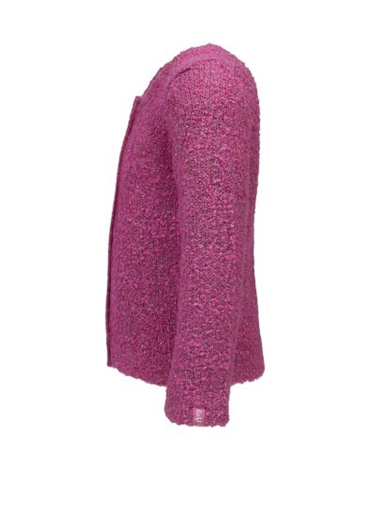 Sweter dziewczęcy, rozpinany, różowy, Lief