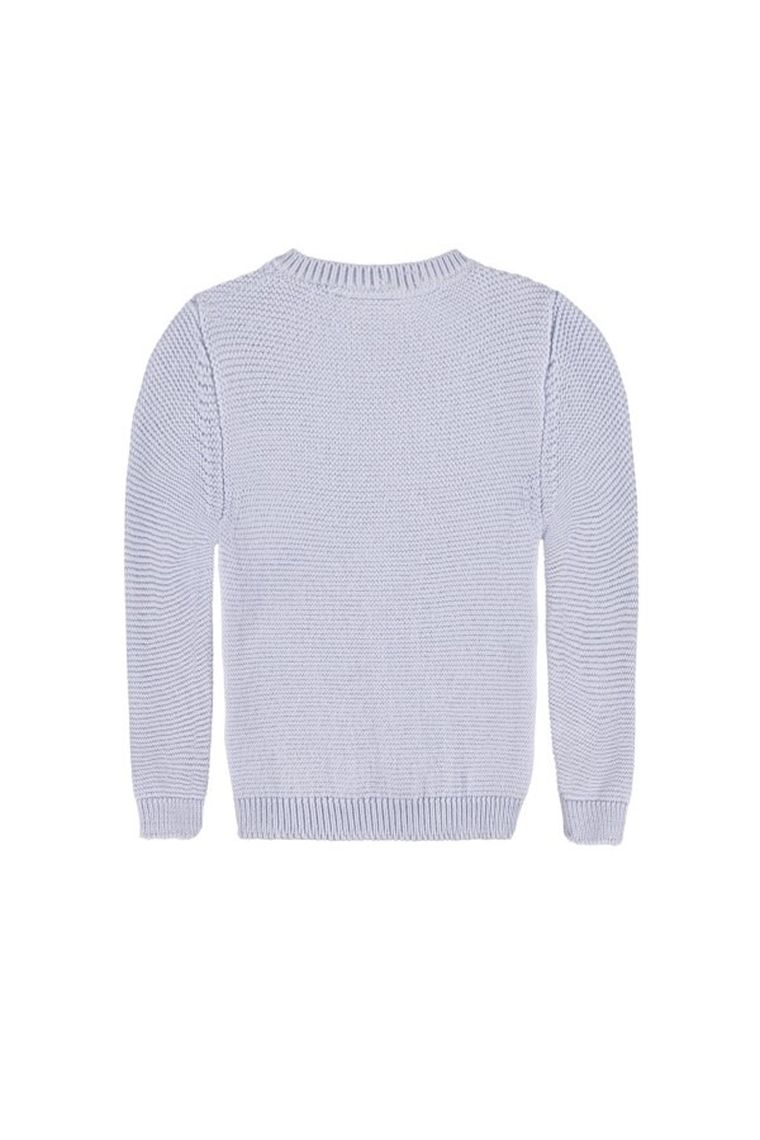 Sweter niemowlęcy, rozpinany, bawełna organiczna, niebieski, Bellybutton