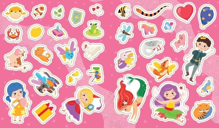 Świat dziewczynek. Album z naklejkami