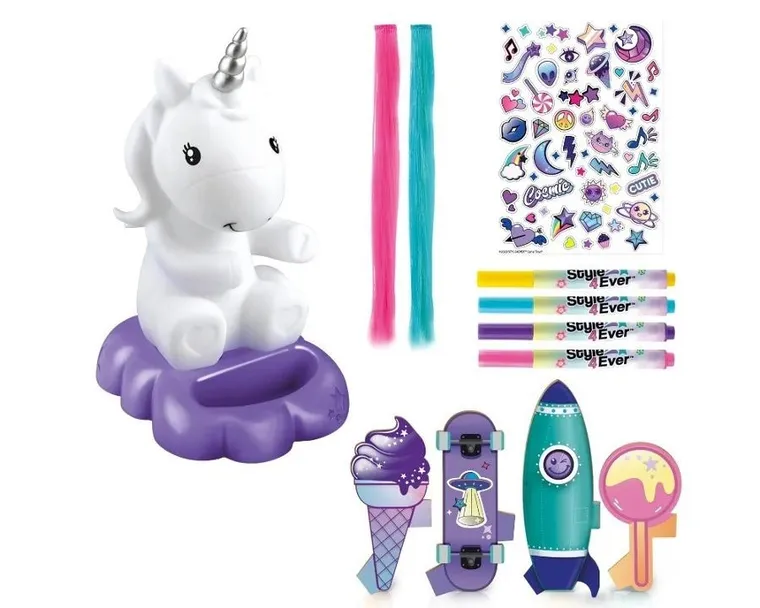 Świecące Dekorożce, Jednorożec DIY Deluxe, figurka do dekorowania