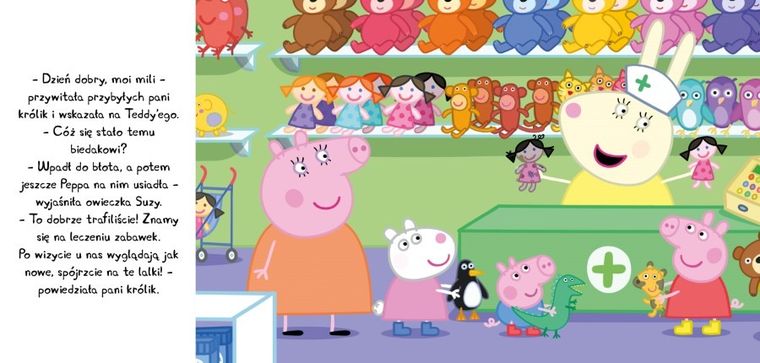 Świnka Peppa. Ach, te przytulanki! Opowiadania z naklejkami