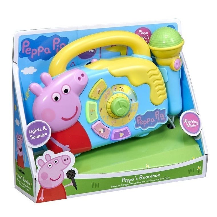 Świnka Peppa, karaoke, interaktywna zabawka muzyczna