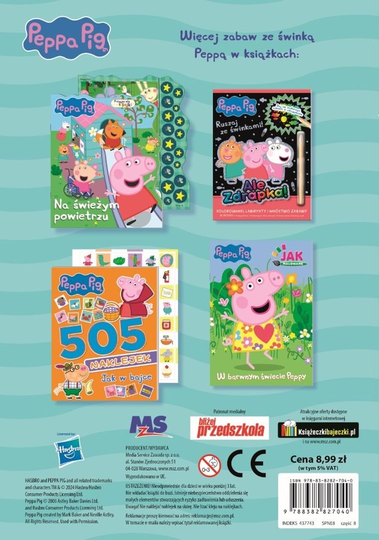 Świnka Peppa. Kreatywny maluch. Część 8. Z przyjaciółmi