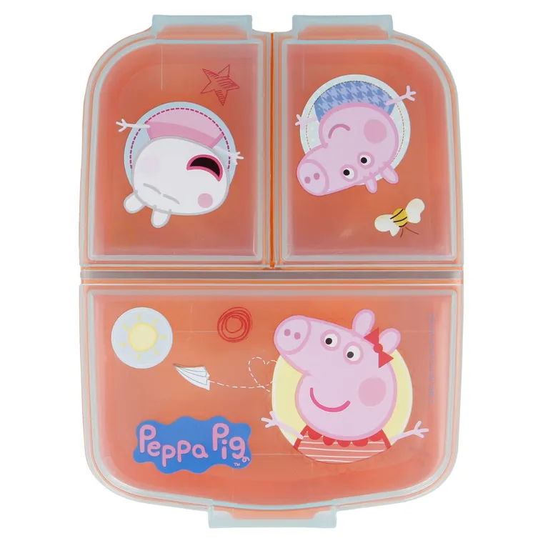 Świnka Peppa, lunchbox z przegródkami