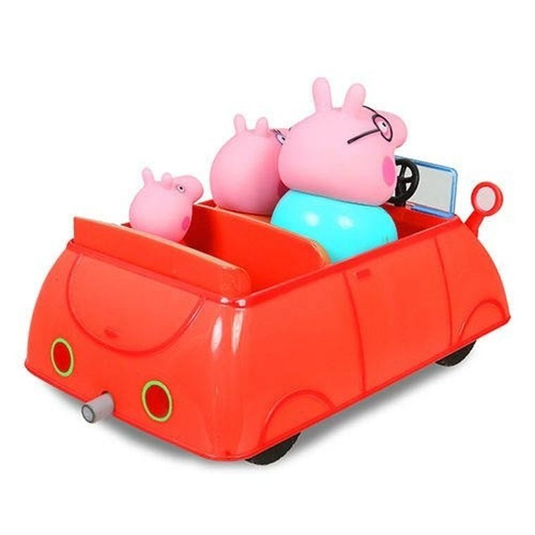 Świnka Peppa, samochód rodzinny, zestaw figurek