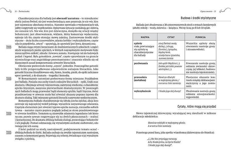 Świtezianka. Wydanie z opracowaniem i streszczeniem