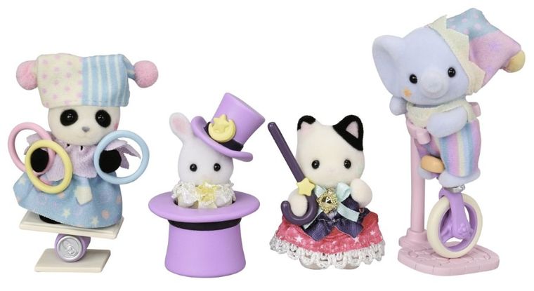 Sylvanian Families, 40th Anniversary, Cyrkowe sztuczki, figurki z akcesoriami, 5844