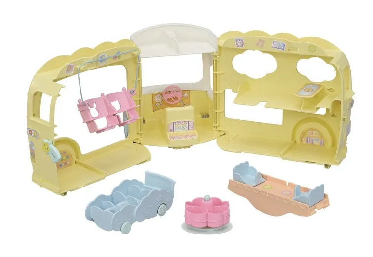 Sylvanian Families, Kolorowy Autobus, rozkładany pojazd, 5744