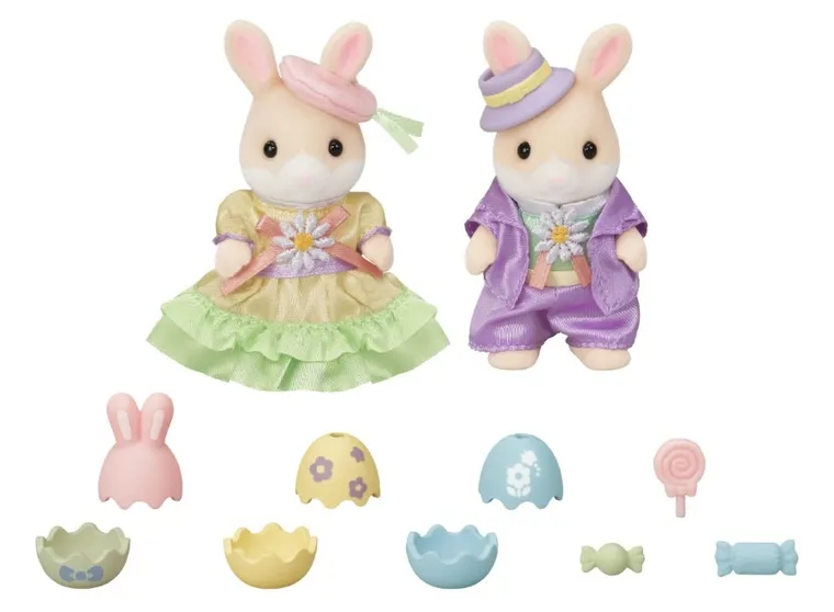 Sylvanian Families, Króliczki w koszyczku, figurki z akcesoriami, 5691