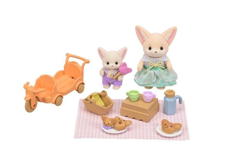 Sylvanian Families, Liski pustynne na pikniku, figurki z akcesoriami, 5698