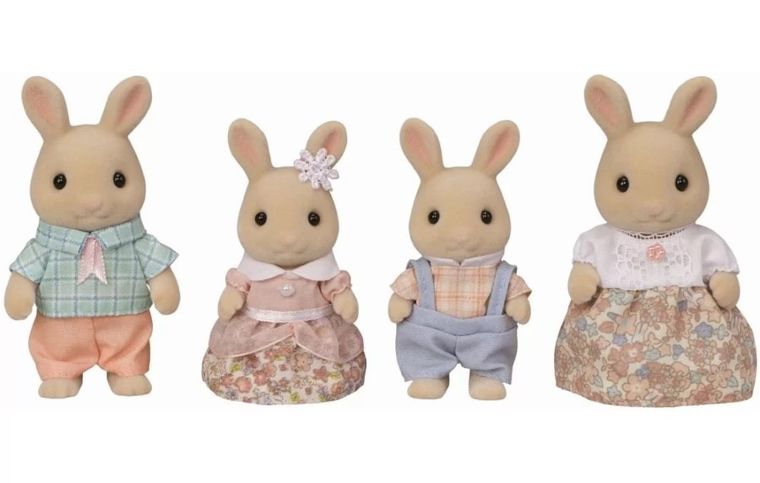 Sylvanian Families, Rodzina biszkoptowych królików, zestaw figurek, 5706