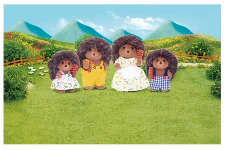 Sylvanian Families, rodzina jeżyków, zestaw figurek, 4018