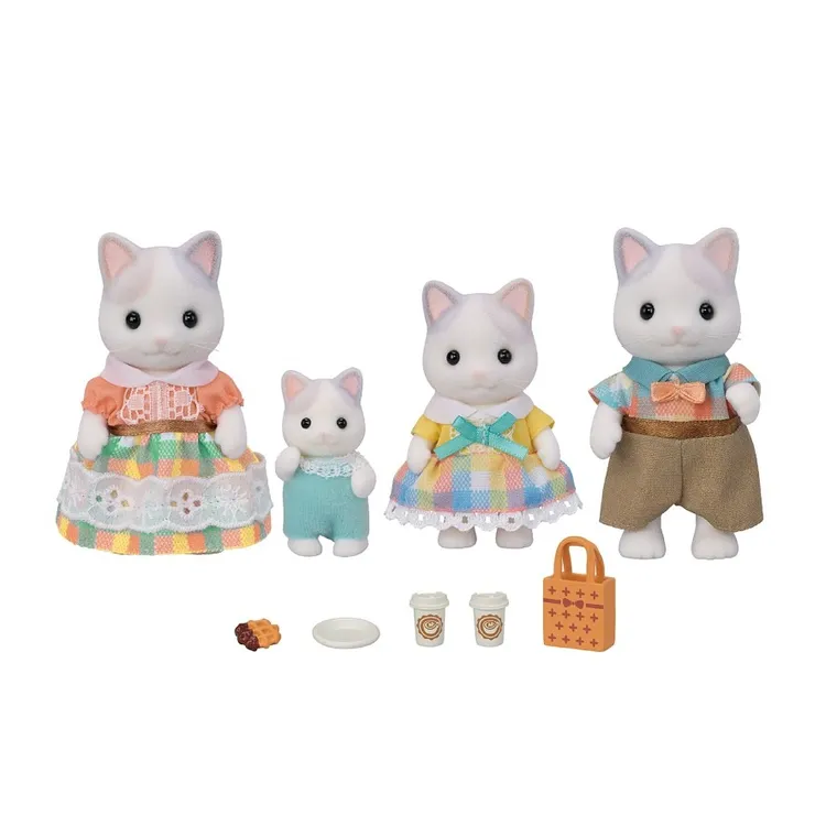 Sylvanian Families, Rodzina kotków, zestaw figurek, 5738