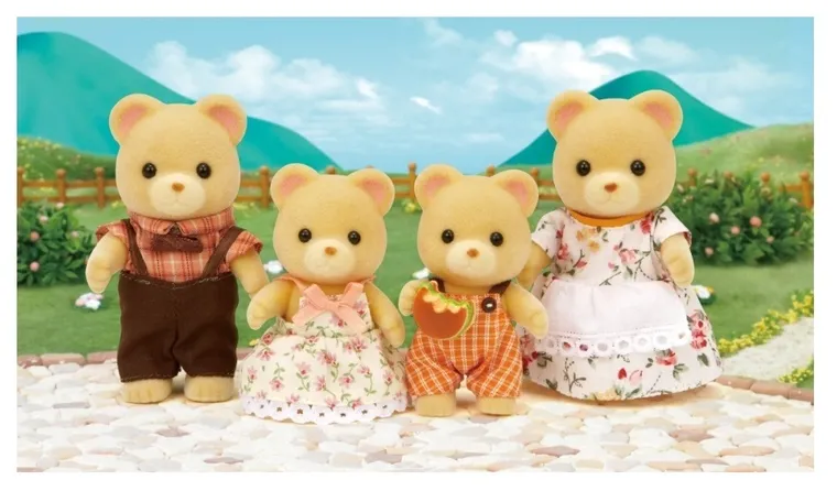 Sylvanian Families, rodzina misiów, zestaw figurek, 5059