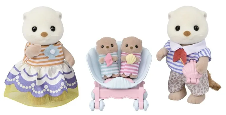 Sylvanian Families, Rodzina Wydr Morskich, zestaw figurek, 5803