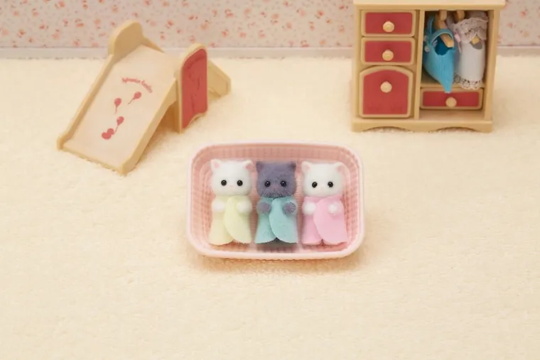 Sylvanian Families, trojaczki perskich kotków, zestaw figurek, 5458