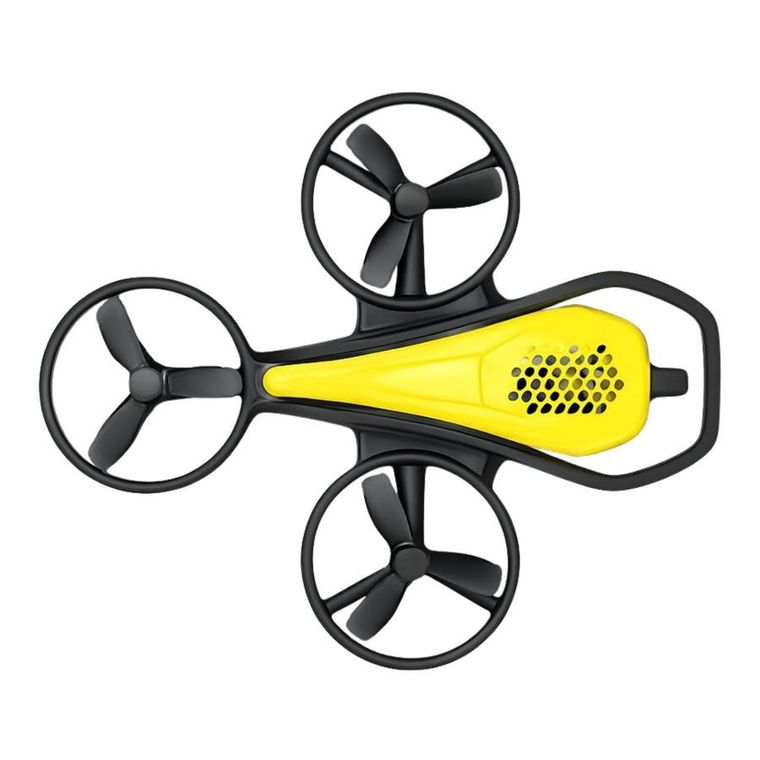 Syma, X36, mini dron zdalnie sterowany, czteroosiowy, żółty
