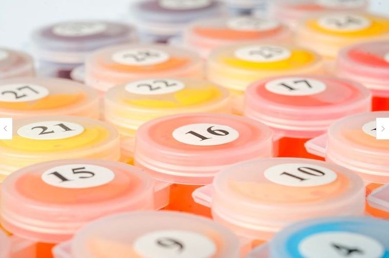 Symag, Paint it! malowanie po numerach, Tęczowe szopy, zestaw kreatywny