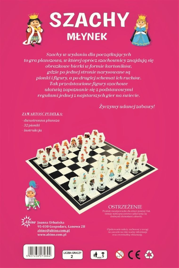 Szachy, młynek, gra logiczna