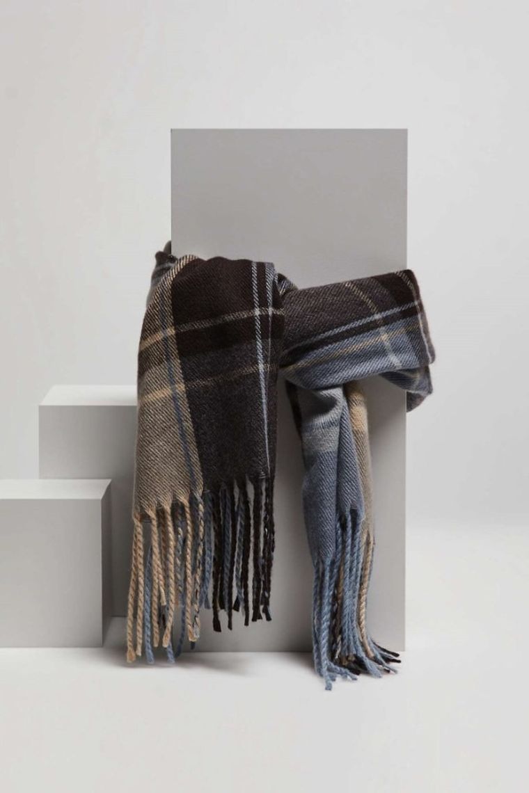 Szalik damski, brązowy, Moodo