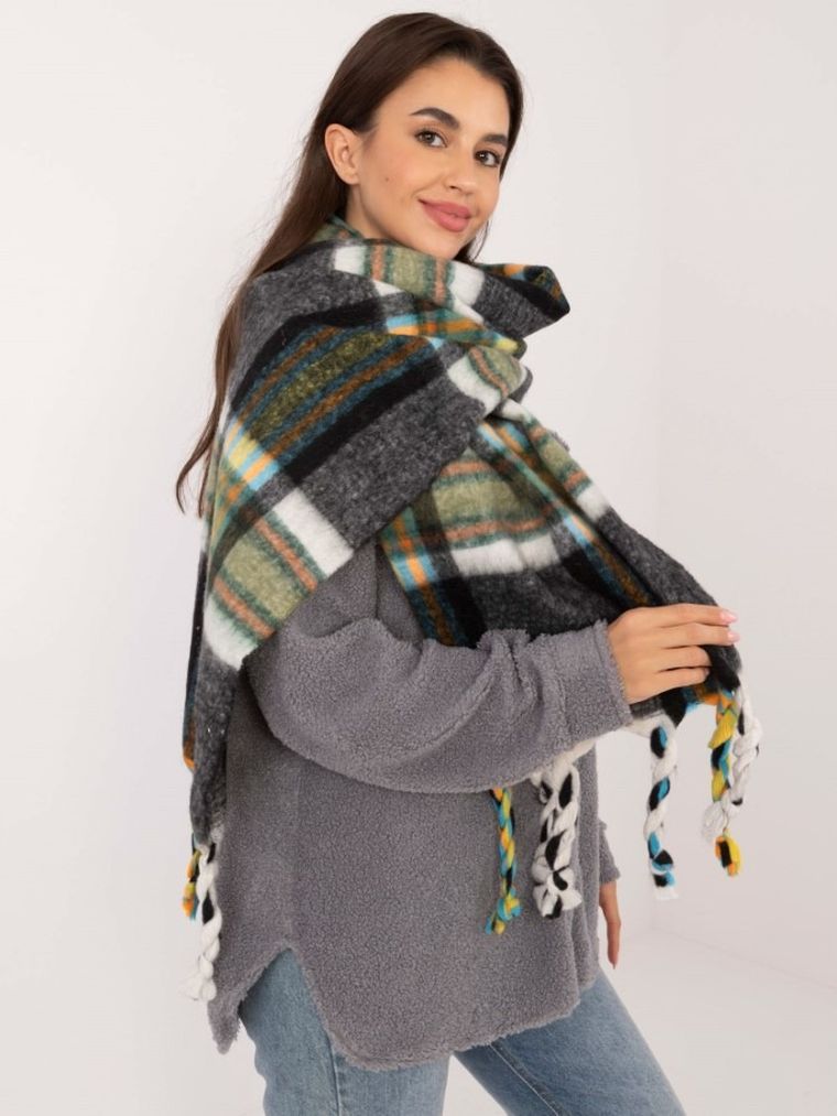 Szalik damski, czarny, Italy Moda